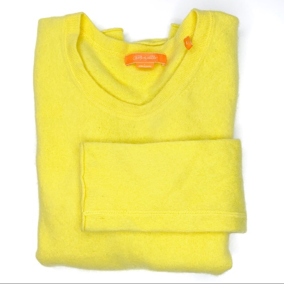 Christopher Fischer Sweaters - Christophe Lemon Yellow Cashmere Sweater EUC - Lg